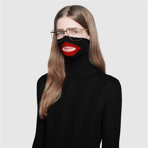 balaclava hat gucci|guccis balaclava knit top.